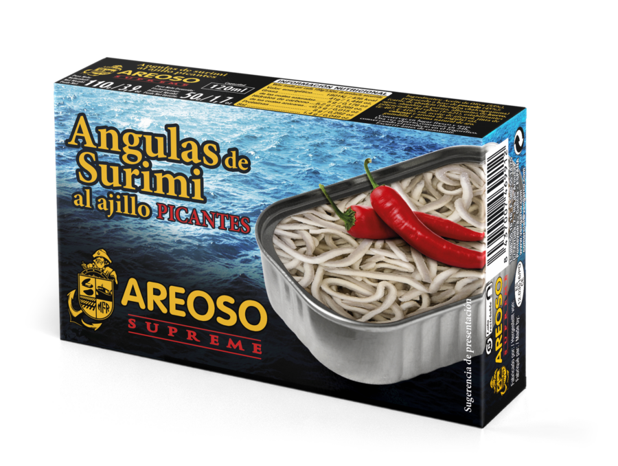 Angulas de surimi al ajillo picantes RR125