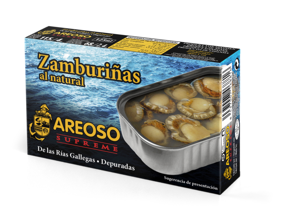 Zamburiñas al natural RR125